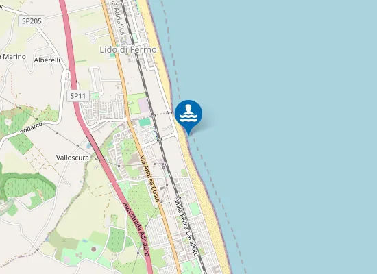 Map of 300 M SUD FOSSO RIO VALLOSCURA