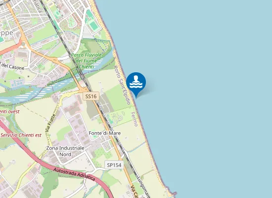 Map of 900 M SUD FOCE CHIENTI