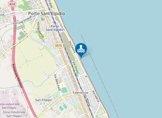 Map of DAVANTI FOSSO DEL PALO