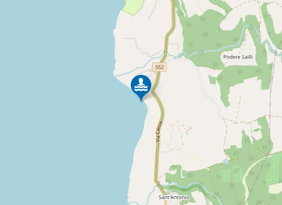 Map of 500 MT. DX FOSSO MELONA