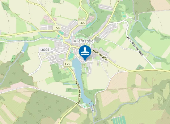 Map of BADETEICH, ALLENTSTEIG