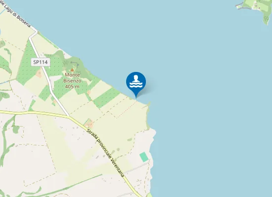 Map of MT.250 DX PUNTA S. BERNARDINO