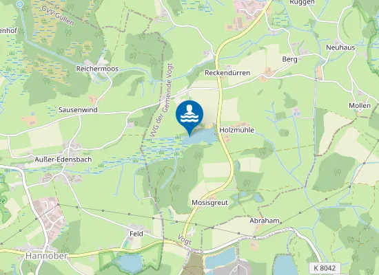 Map of VOGT HOLZMUEHLEWEIHER