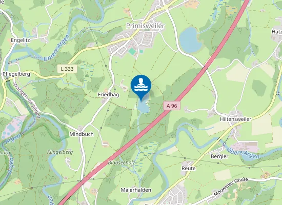 Map of WANGEN BLAUSEE