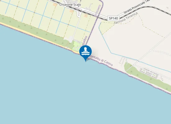 Map of FOCE FOSSO CHIARONE