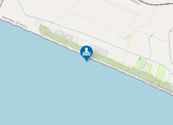 Map of TOMBOLO FOCE VECCHIA