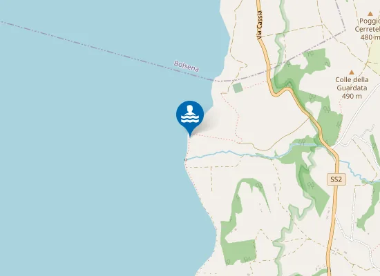 Map of FOSSO DEL CARPINE