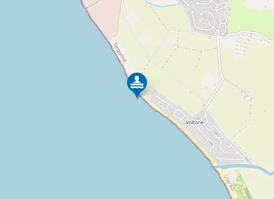 Map of 1500 MT SX FOCE FIUME MARTA