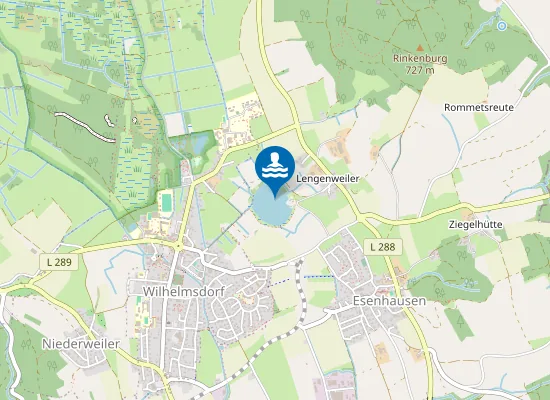 Map of WILHELMSDORF LENGENWEILER SEE