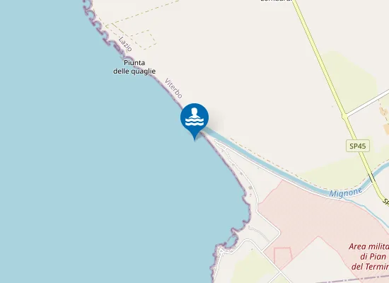 Map of FOCE FIUME MIGNONE