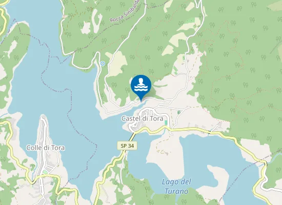 Map of GOLA FOSSI IAELLUCCO E DELLA CRETARA