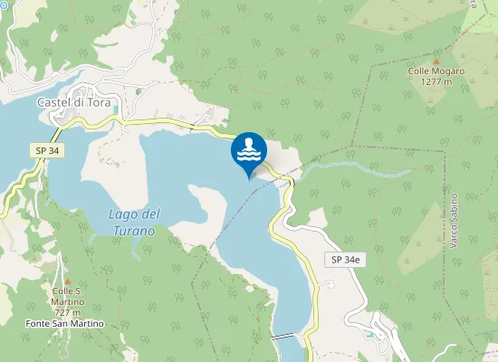 Map of SPIAGGIA DI FRONTE SEDE COMUNITA MONTANA