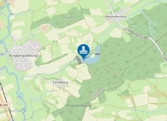 Map of JAGSTHEIM DEGENBACHSTAUSEE