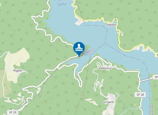 Map of GOLA FOSSO TUFITO ( PONTE RIGATTI)