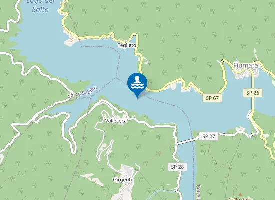 Map of FOSSO FRAZ. VALLESECCA