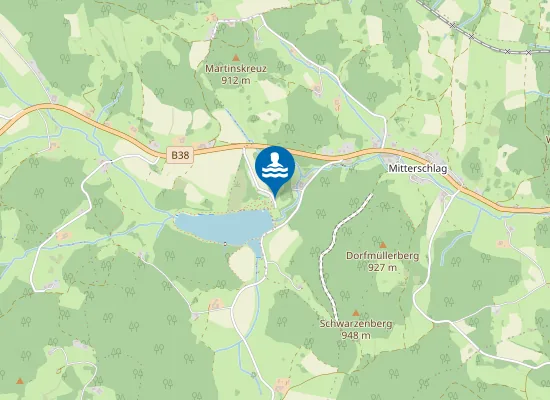 Map of FRAUENWIESERTEICH, LANGSCHLAG