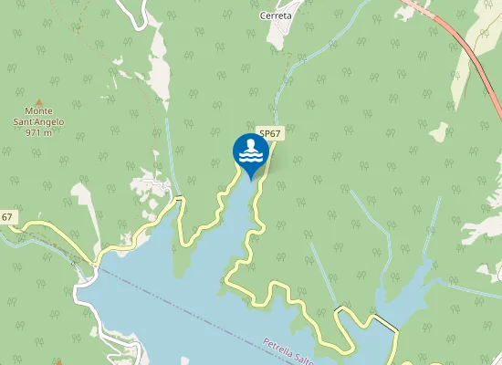 Map of GOLA FOSSO GRANDE ( FRAZ. CERRETTA)