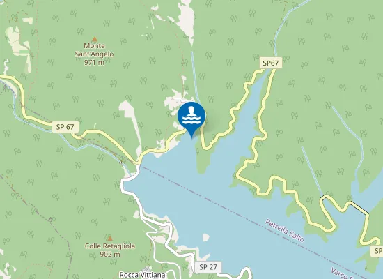 Map of SPIAGGIA CAMPEGGIO DIGA SALTO