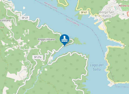 Map of GOLA FOSSO DI VARCO