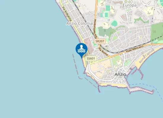 Map of 1100 MT DX COLONIA MARINA