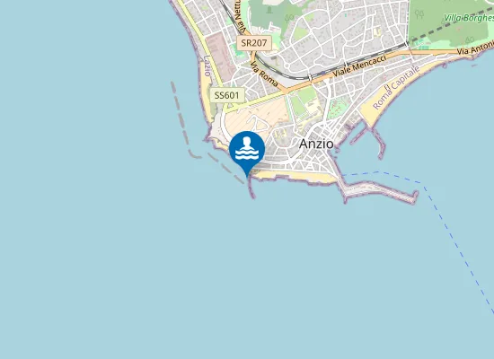 Map of LOCALITA` GROTTE DI NERONE