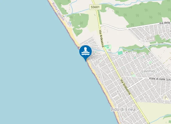 Map of 250 MT DX FOCE FOSSO SCHIAVO