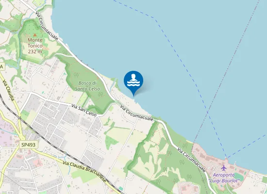 Map of 250 MT SX FOCE FOSSO DEL DIAVOLO