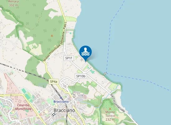 Map of 250 MT SX FOCE FOSSO DELLA MOLE