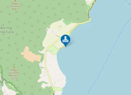 Map of 250 MT SX FOCE FOSSO DELLA FIORA