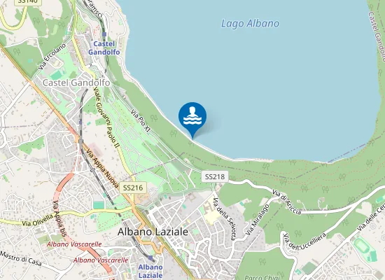 Map of CABINA SOLLEVAMENTO VILLA PONTIFICIA