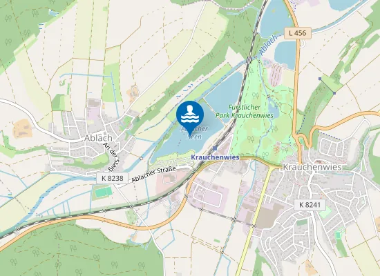 Map of KRAUCHENWIES BAGGERSEE LUTZ