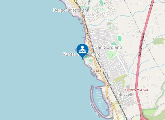 Map of 250 MT SX FOCE FOSSO MALPASSO