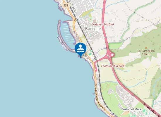 Map of SPIAGGETTA FOSSO MARANGONE