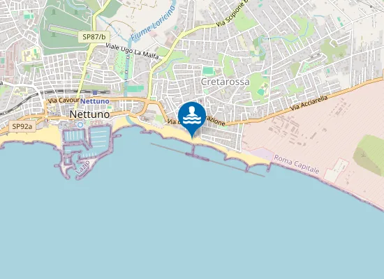 Map of 500 MT DX FOSSO LORICINA