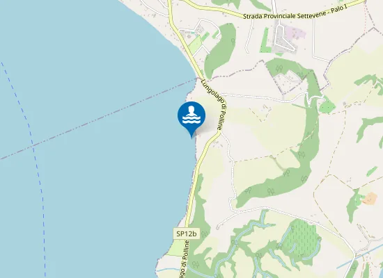 Map of 250 MT DX FOCE FOSSO CONCA