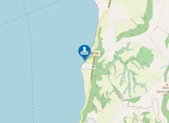 Map of 250 MT SX FOCE FOSSO CASACCI