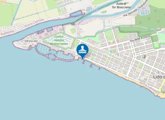 Map of OSTIA STABULAZIONE MOLLUSCHI MASONE