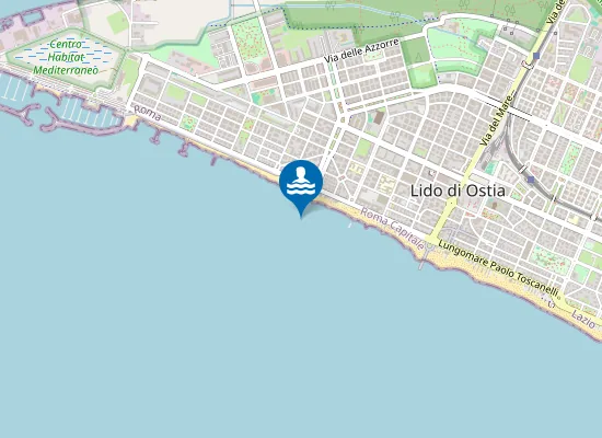 Map of 850 MT SX PONTILE OSTIA