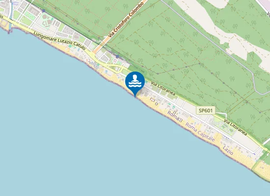 Map of 2000 MT DX CANALE DEI PESCATORI