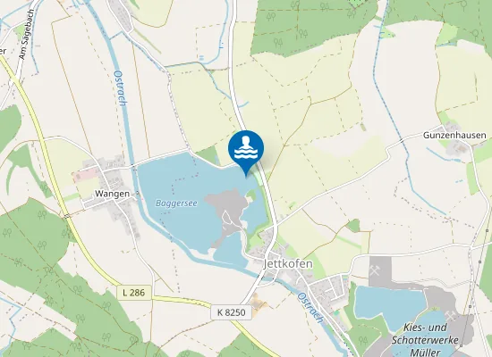 Map of JETTKOFEN BAGGERSEE MUELLER