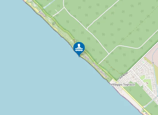 Map of 1600 MT DX FOCE FOSSO TELLINARO