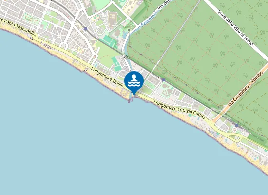 Map of FOCE CANALE DELLO STAGNO