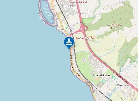 Map of 50 MT DX FOCE FOSSO CUPO