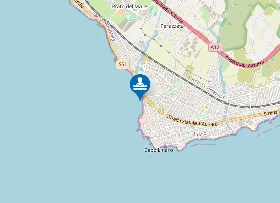 Map of MT 250 DX FOSSO DELLE GUARDIOLE