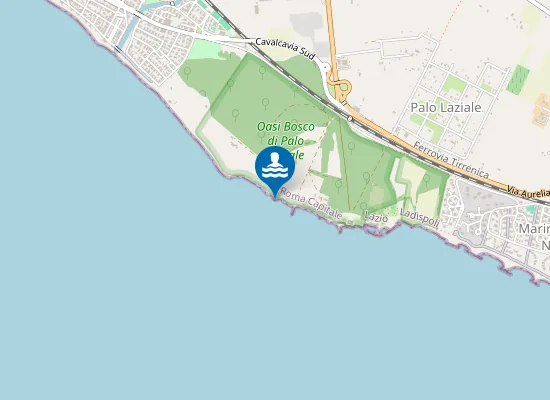 Map of 400 MT DX FOSSO SANGUINARA