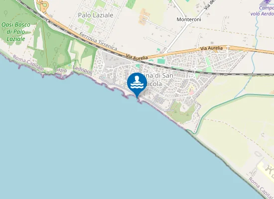 Map of 1250 MT SX FOSSE CUPINO