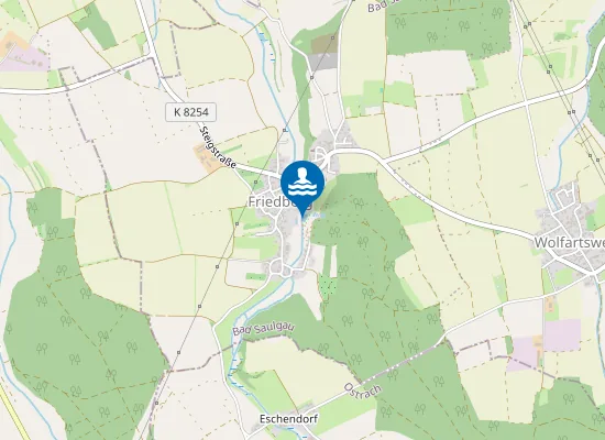 Map of FRIEDBERG DORFTEICH