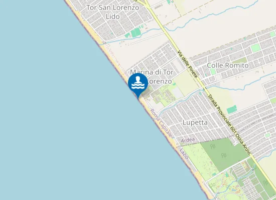 Map of MT 250 SX FOSSO CAFFARELLA