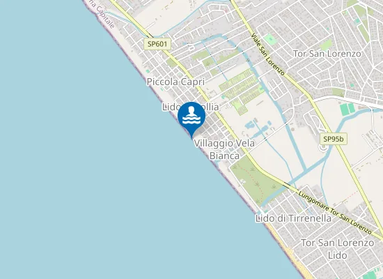 Map of 250 MT SX FOCE CANALE BIFFI