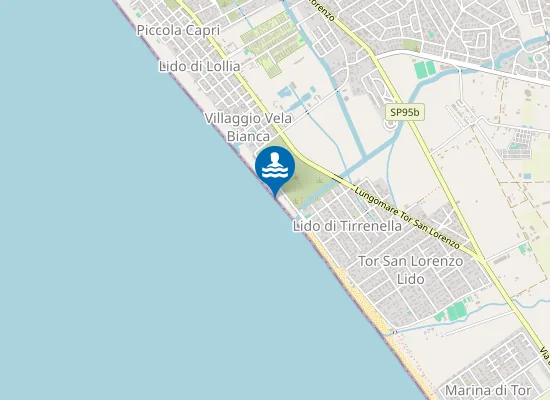 Map of 250 MT DX CANALE BIFFI